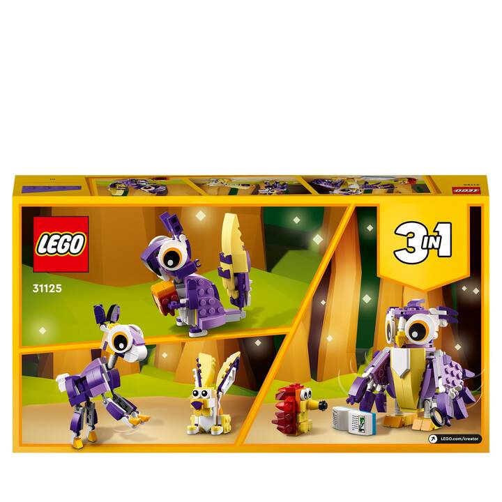 LEGO 31125 CREATURE DELLA FORESTA FANTASY CREATOR