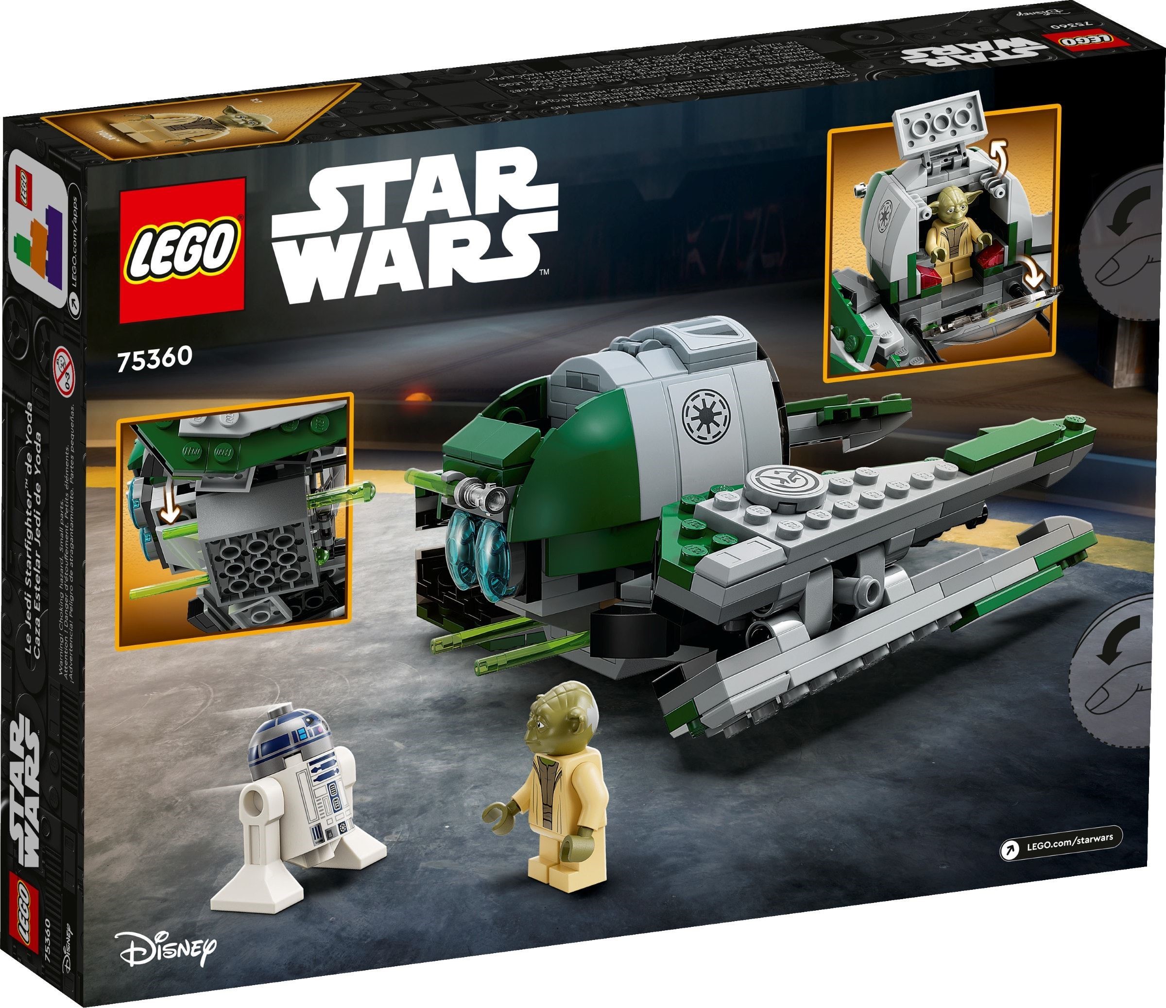 LEGO 75360 JEDI STARFIGHTER DI YODA STAR WARS