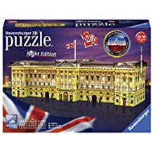 RAVENSBURGER 12529 PUZZLE 3D BUCKINGAM PALACE NIGHT EDITION