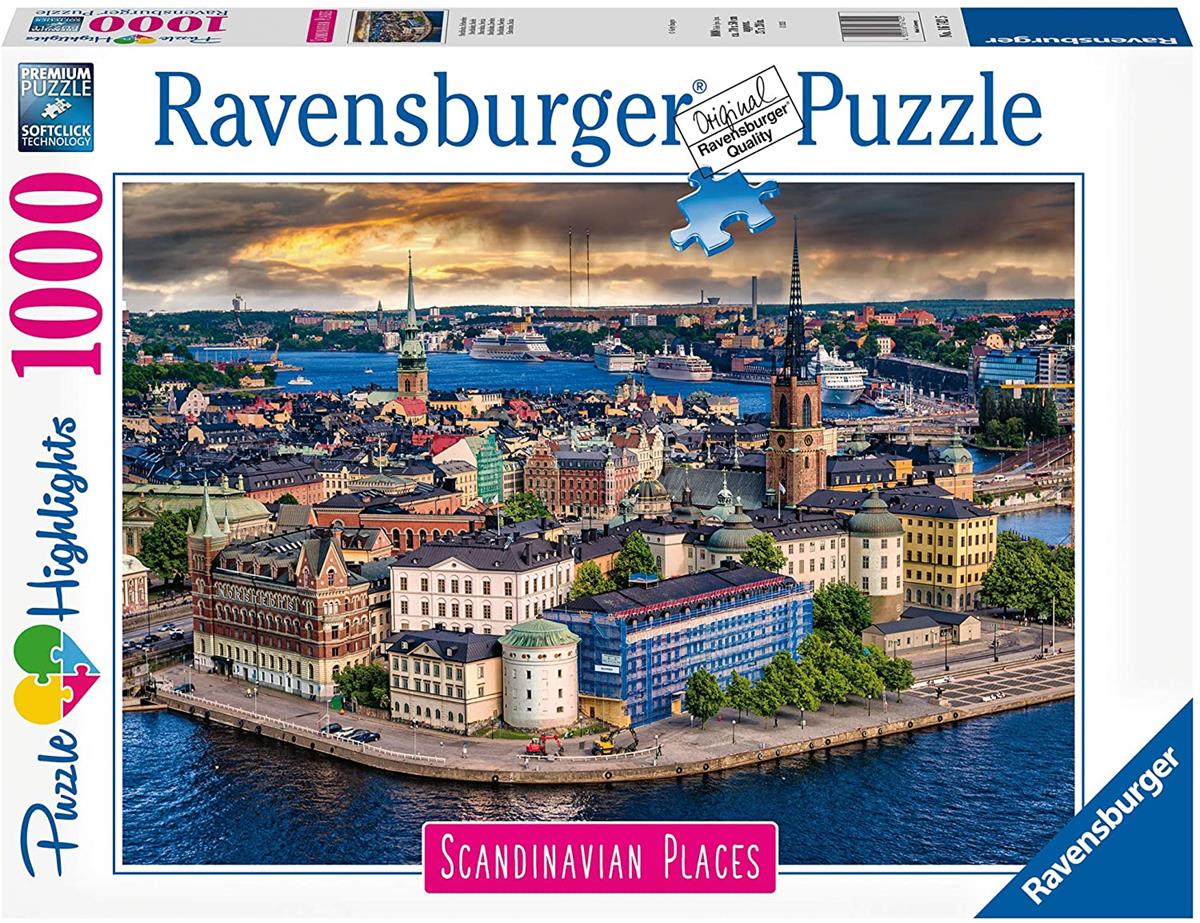 RAVENSBURGER 16742 PUZZLE DA 1000 PZ. STOCCOLMA SVEZIA