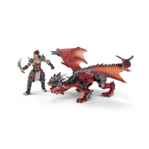 SCHLEICH 2570128 GUERRIERO CON DRAGO