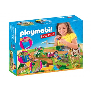 PLAYMOBIL 9331 PLAY MAP PASSEGGIATA A CAVALLO