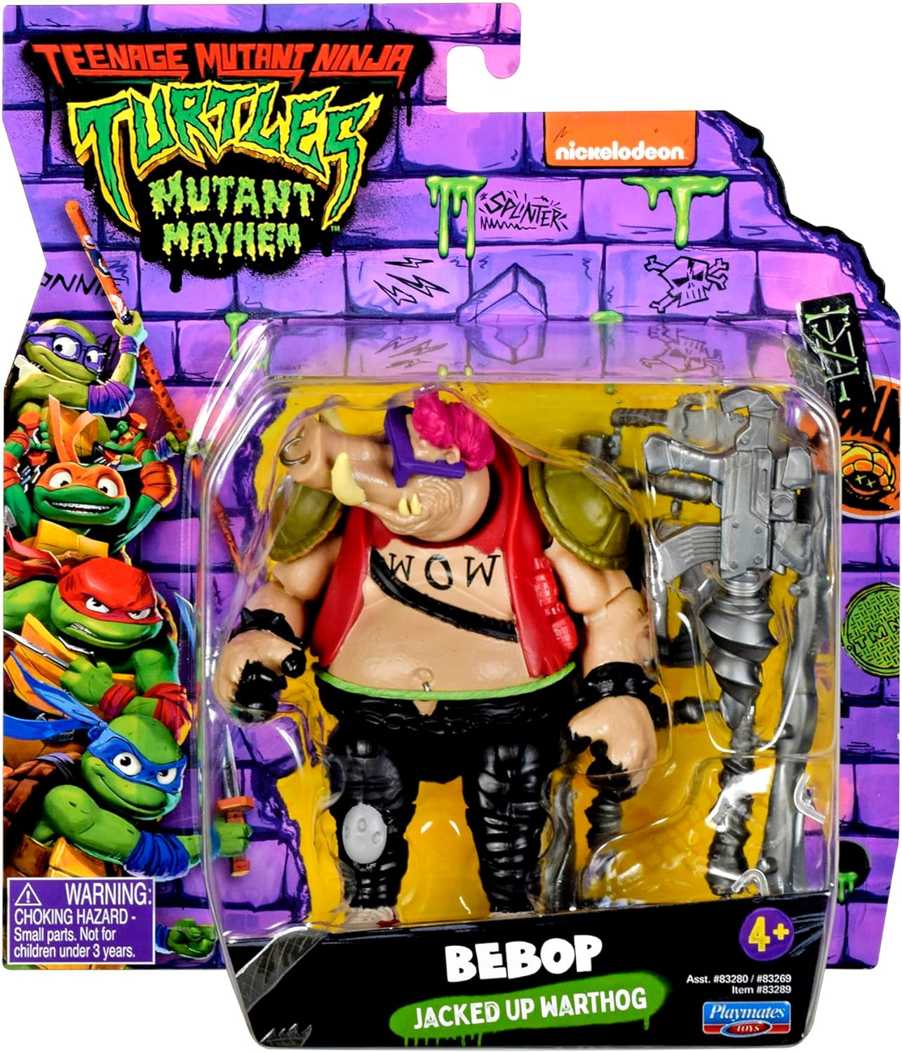 GIOCHI PREZISOI 83289 TURLTLES MUTANT NINJA BEBOP