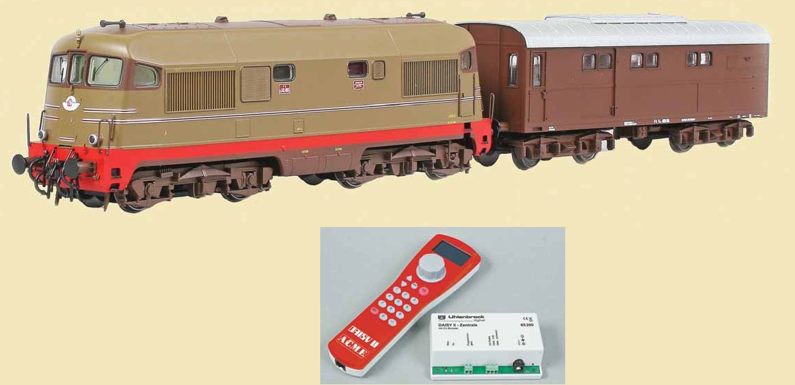 ACME 70047 DIGITAL SET  LOCO DIGITALE CON CARRO RISCALDO