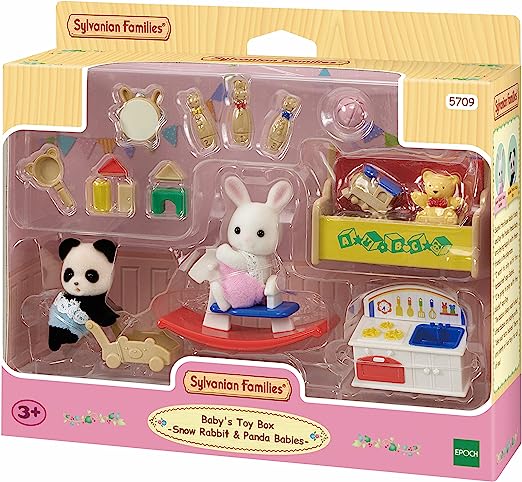 SYLVANIAN FAMILIES 5709 SCATOLA DEI GIOCHI PER BEBE' - BEBE' CONIGLIO