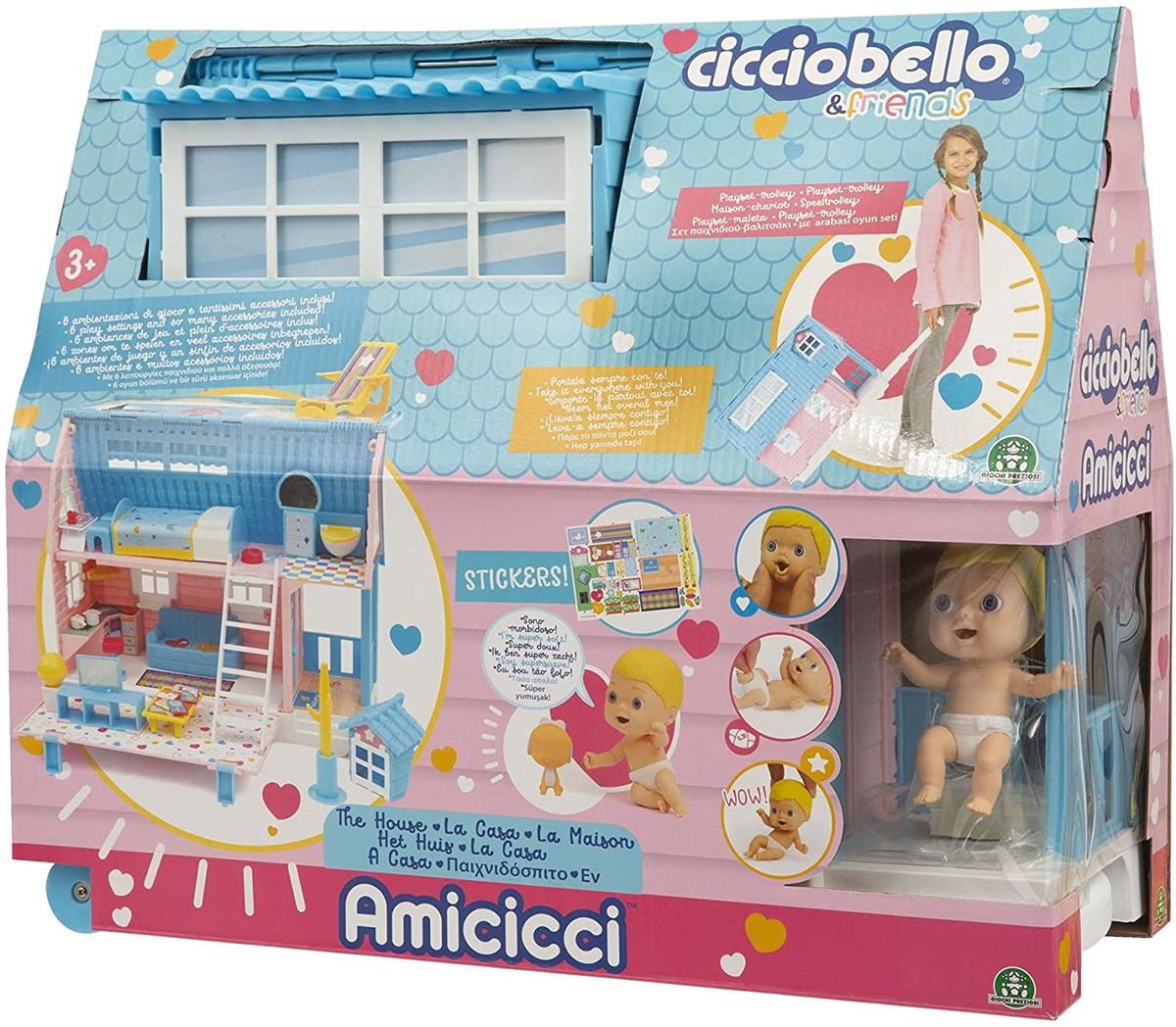 GIOCHI PREZIOSI CC012000 CICCIOBELLO AMICICCIE PLASYET LA CASA