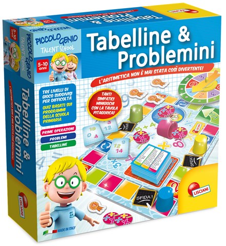 LISCIANI 48885 I'M GENIUS TABELLINE E PROBLEMINI