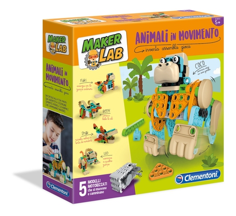 CLEMENTONI 19098 MAKER LAB - ANIMALI IN MOVIMENTO