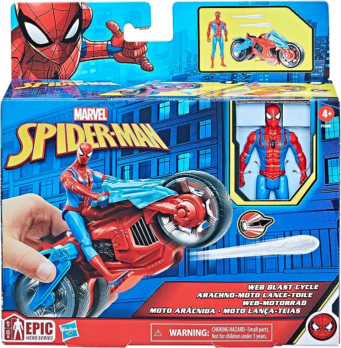 HASBRO F68995L0 SPIDERMAN VEICOLO E PERSOANGGIO