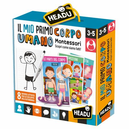 HEADU IT28108 IL MIO PRIMO CORPO UMANI MONTESSORI