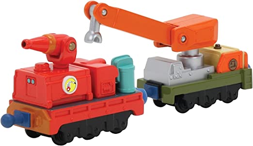 GIOCHI PREZIOSI LC54014 CHUGGINGTON CARRO DEI POMPIERI E DELL'ASSISTENZA DI CALLEY DIE CAST