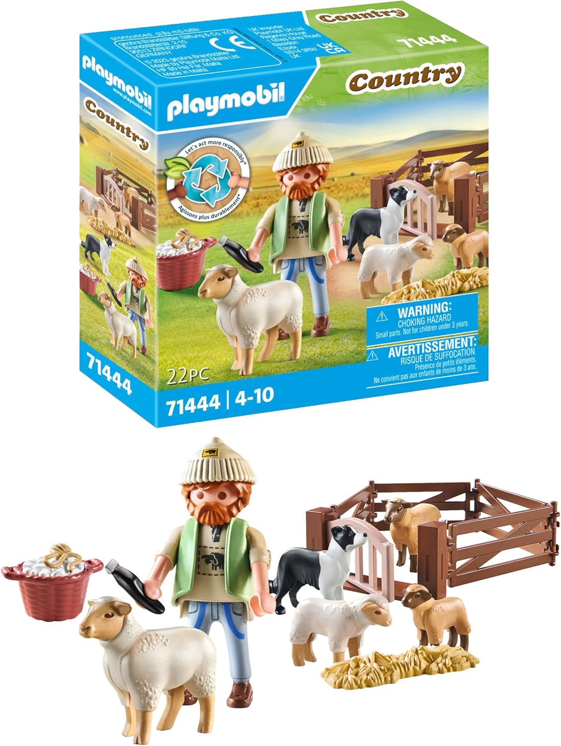 PLAYMOBIL 71444 PASTORE CON GREGGE