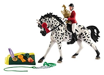 SCHLEICH 2541434 TORNEO CON CAVALLA KNABSTUPPER