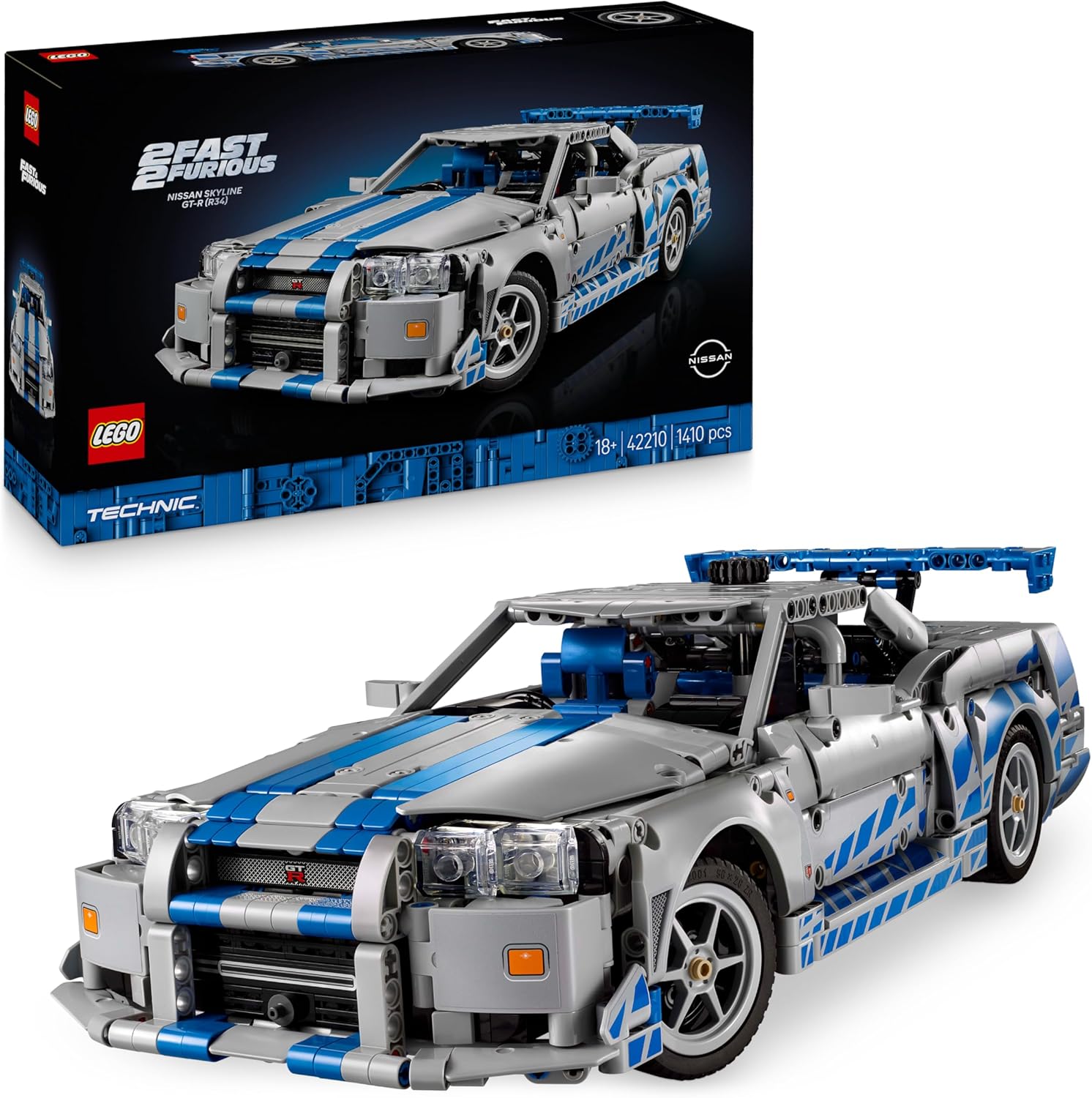 LEGO 42210 AUTO NISSAN SKYLINE GT-R (R34) 2 FAST 2 FURIOUS TECHNIC