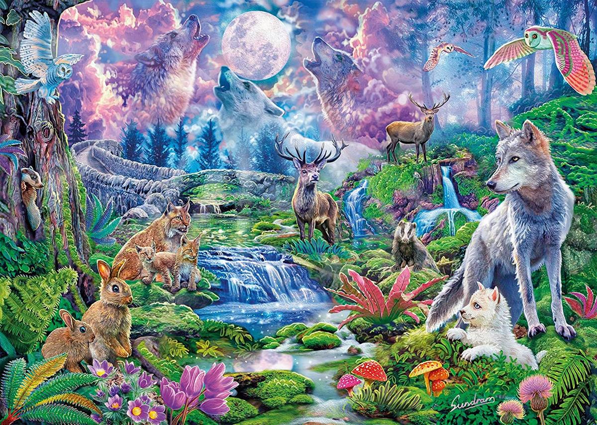 CLEMENTONI 33549 PUZZLE DA 3000 PZ. MOONLIT WILD