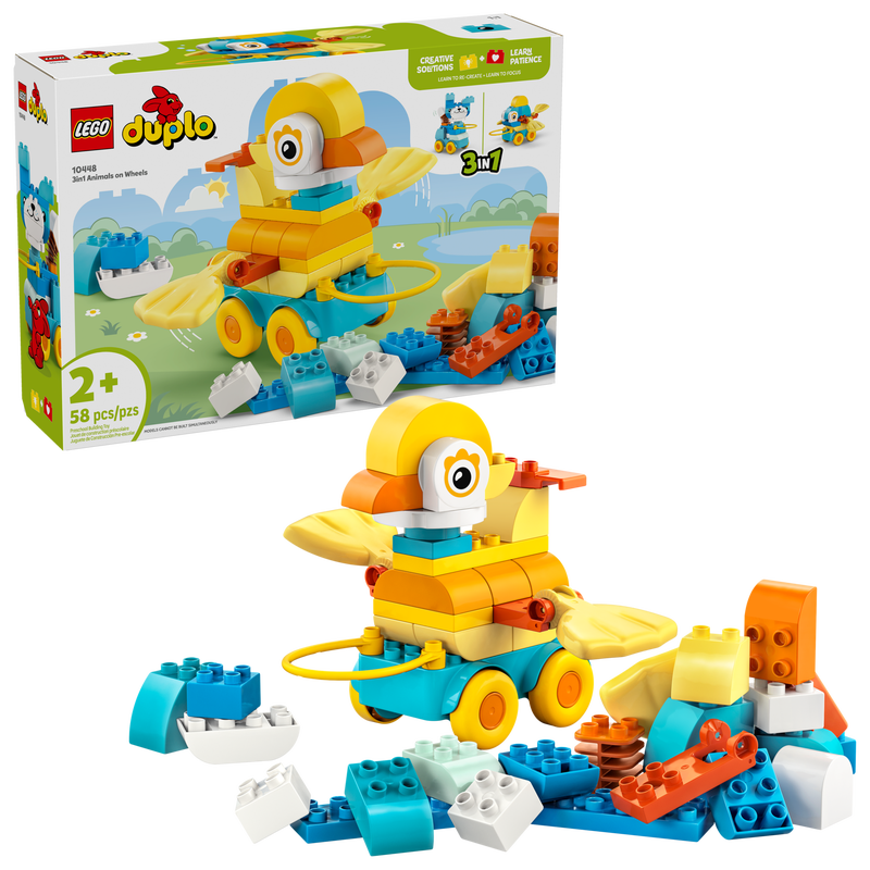 LEGO 10448 ANUMALI SU RUOTE 3 IN 1 DUPLO