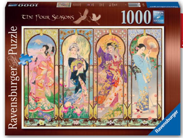 RAVENSBURGER 16768 PUZZLE DA 1000 PZ. LE QUATTRO STAGIONI