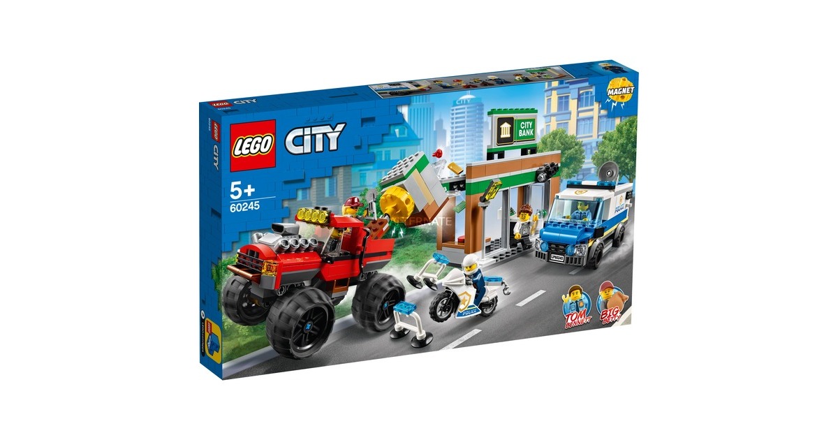 LEGO 60245 RAPINA SUL MONSTER TRUCK CITY