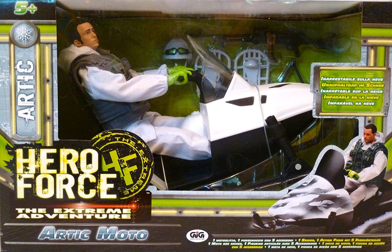 GIOCHI PREZIOSI 01497 HERO FORCE ARTICO MOTO SLITTA