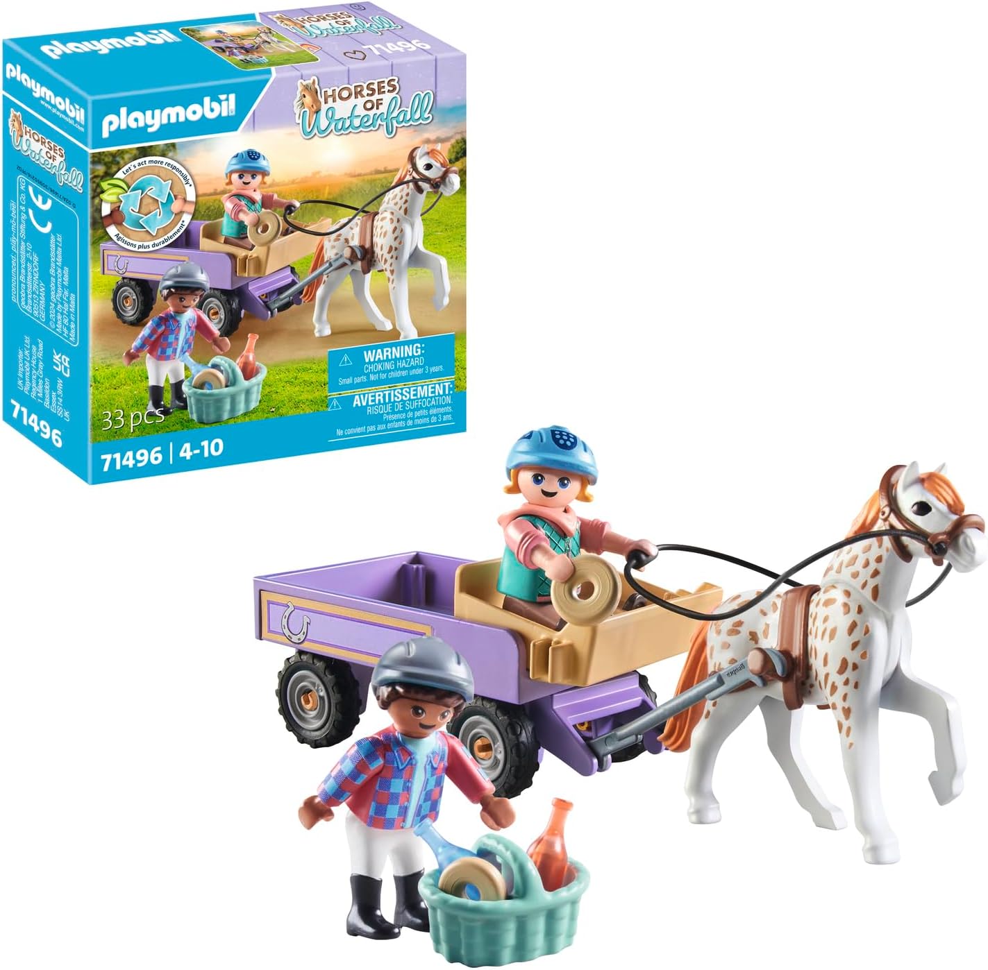 PLAYMOBIL 71493 CARROZZA CON PONY