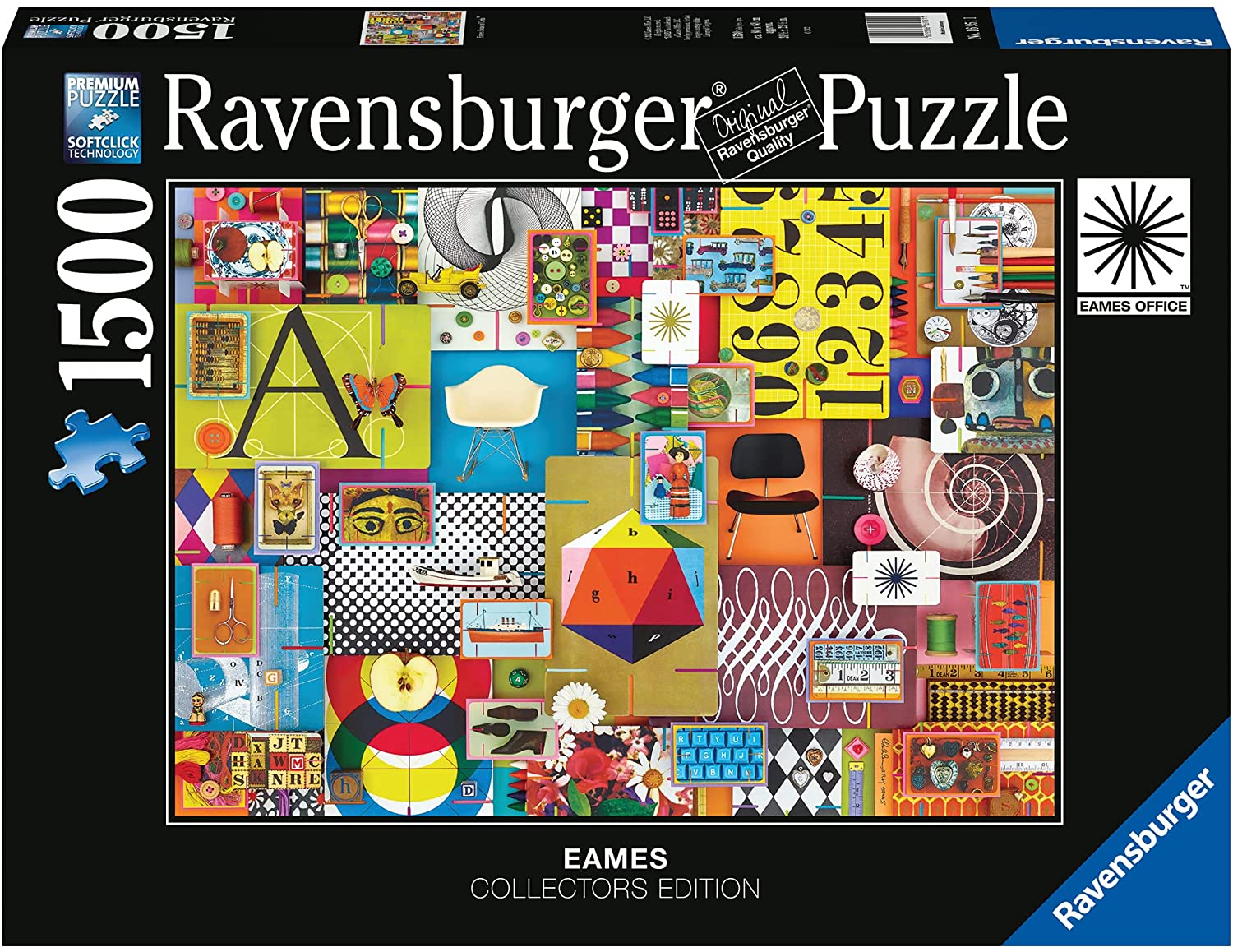 RAVENSBURGER 16951 PUZZLE DA 1500 PZ. EAMES HOUSE OF CARDS