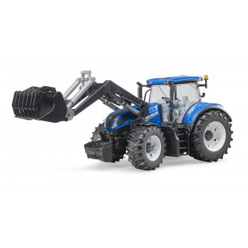 BRUDER 03121 TRATTORE NEW HOLLAND CON BENNA