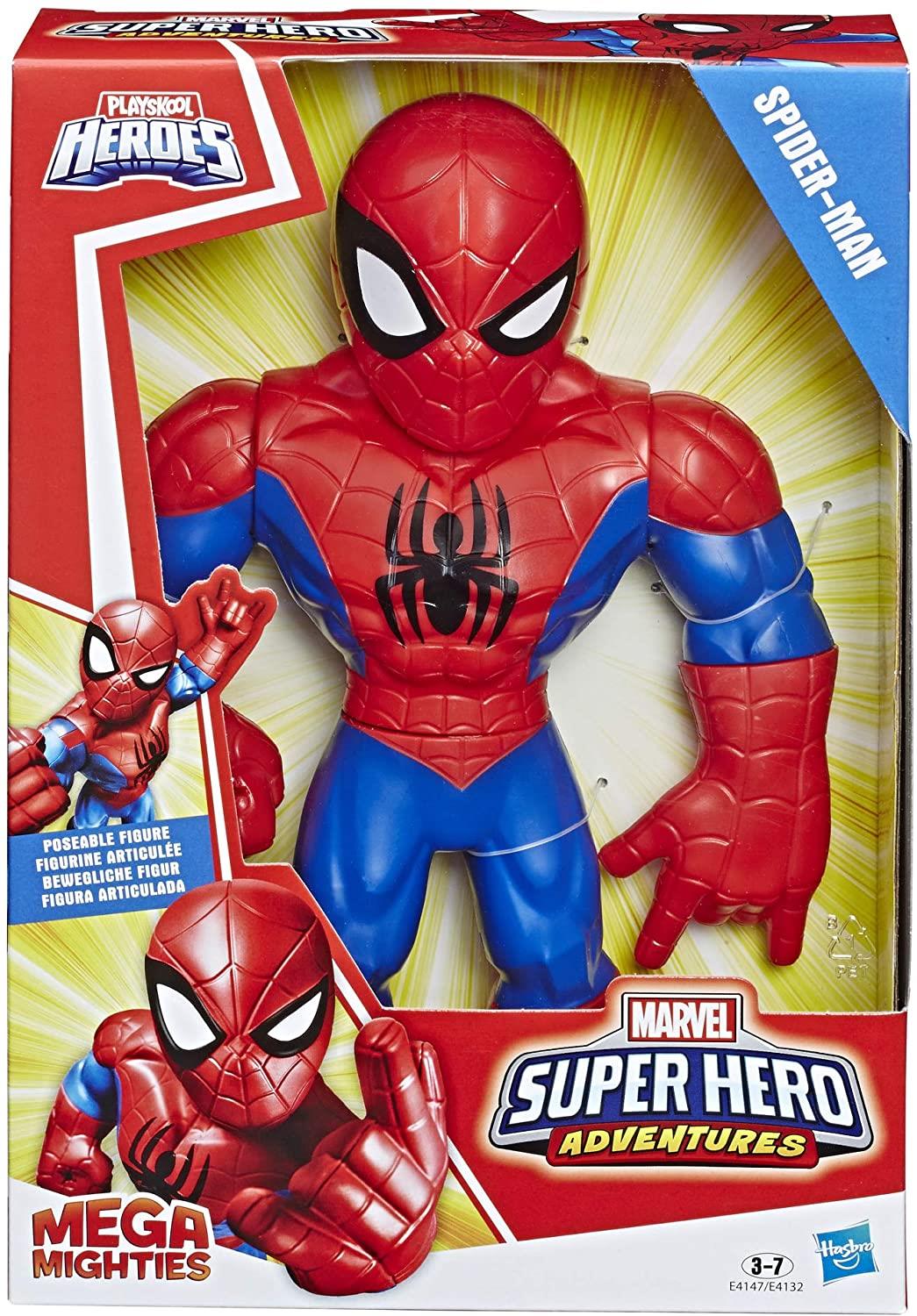 HASBRO E4147ES0 SHA PERSOANGGIO MEGA MIGHTIES 25 CM. SPIDER MAN