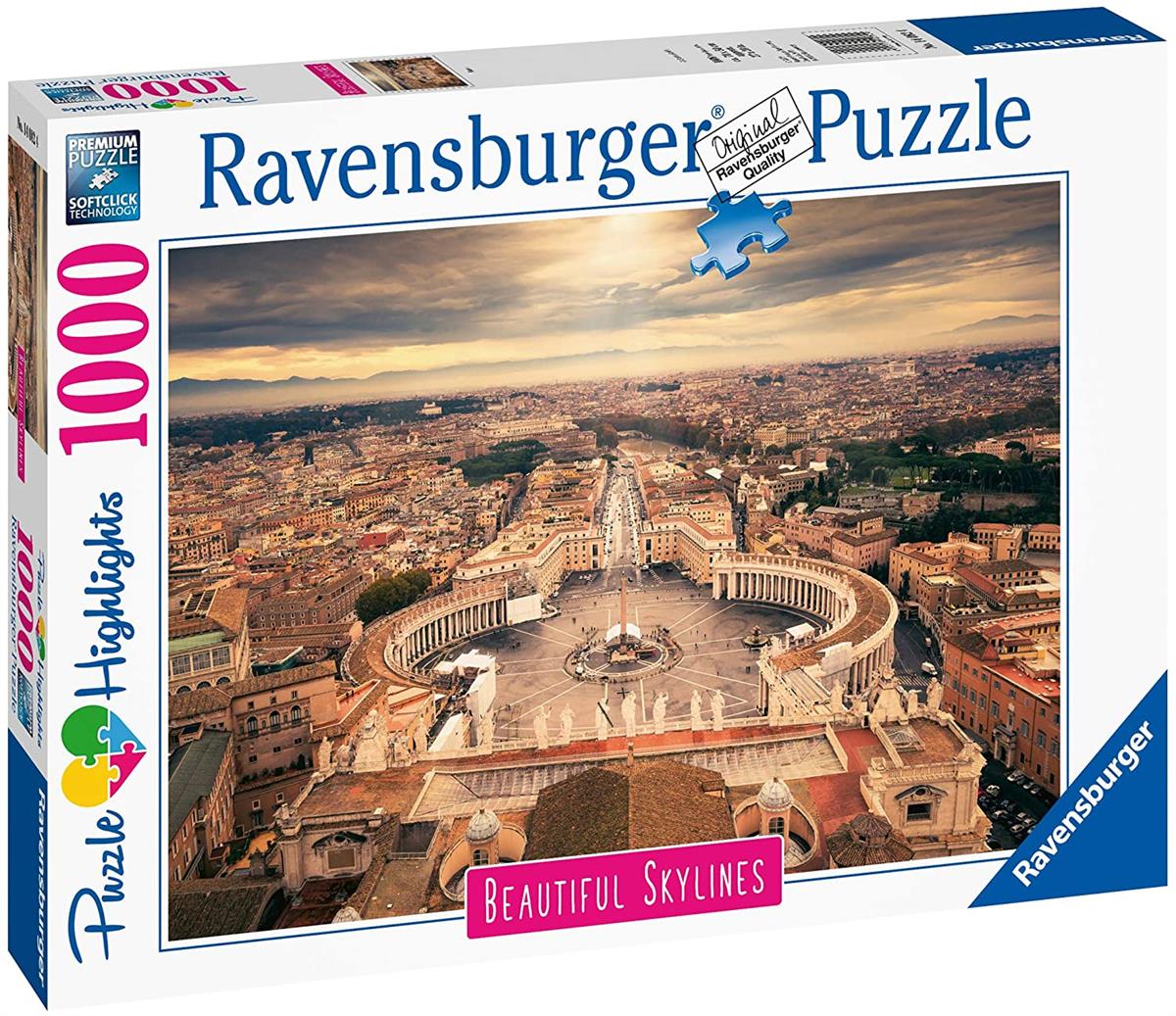 RAVENSBURFER 14082 PUZZLE DA 1000 PZ. ROMA