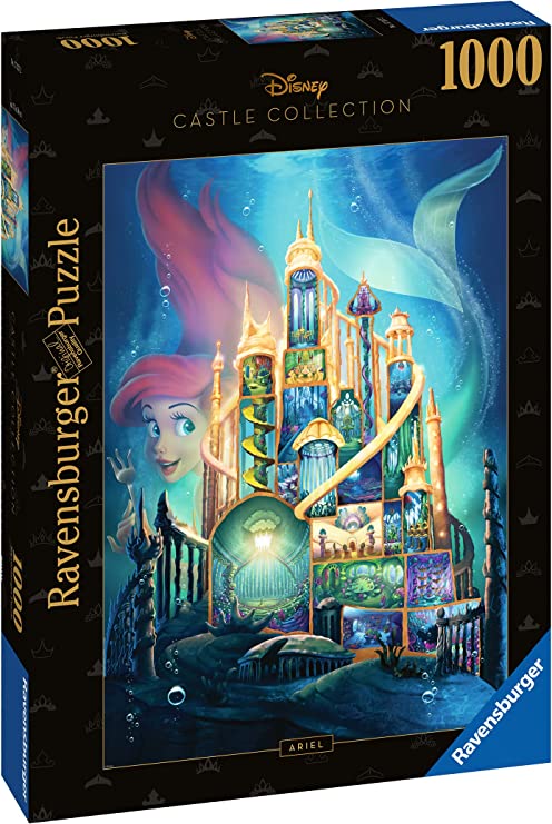 RAVENSBURGER 17337 PUZZLE DA 1000 PZ. DISNEY CASTLE ARIEL