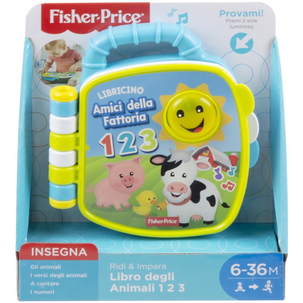 FISHER PRICE GFP34 LIBRO DEGLI ANIMALI 123