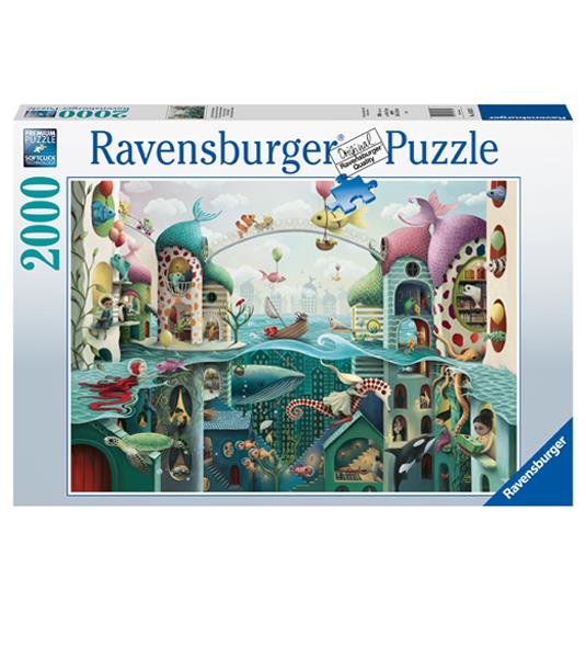 RAVENSBURGER 16823 PUZZLE DA 2000 PZ. SE I PESCI POTESSERO CAMMINARE