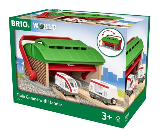 BRIO 33474 RIMESSA DEI TRENI CON MANIGLIA