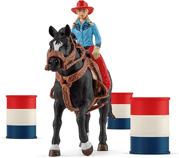 SCHLEICH 2542576 CAVALLO DA RODEO CON COWGIRL