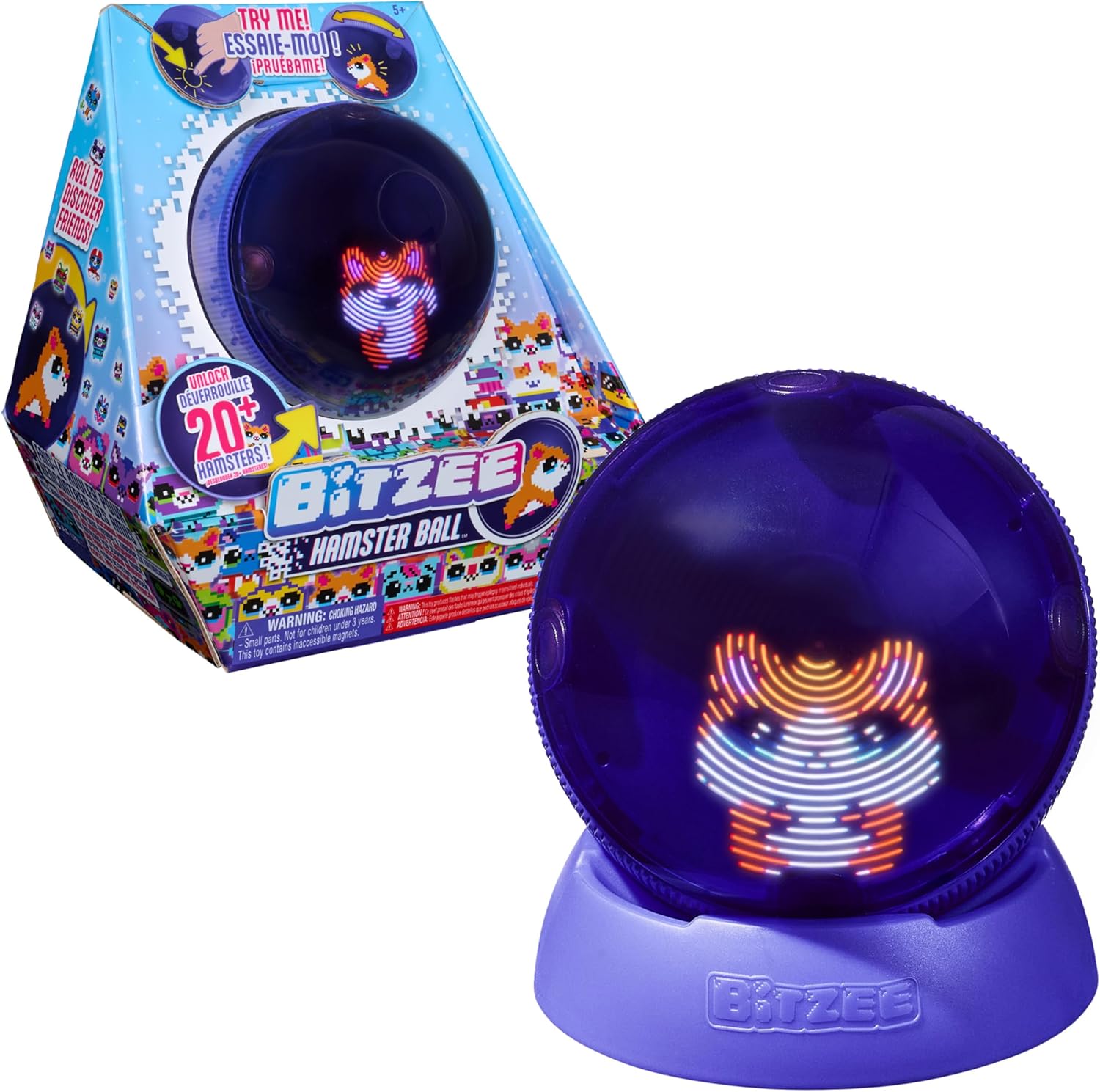 SPINMASTER 6072283 BITZEE IL CUCCIOLO INTERATTIVO E DIGITALE VERSIONE CRICETO
