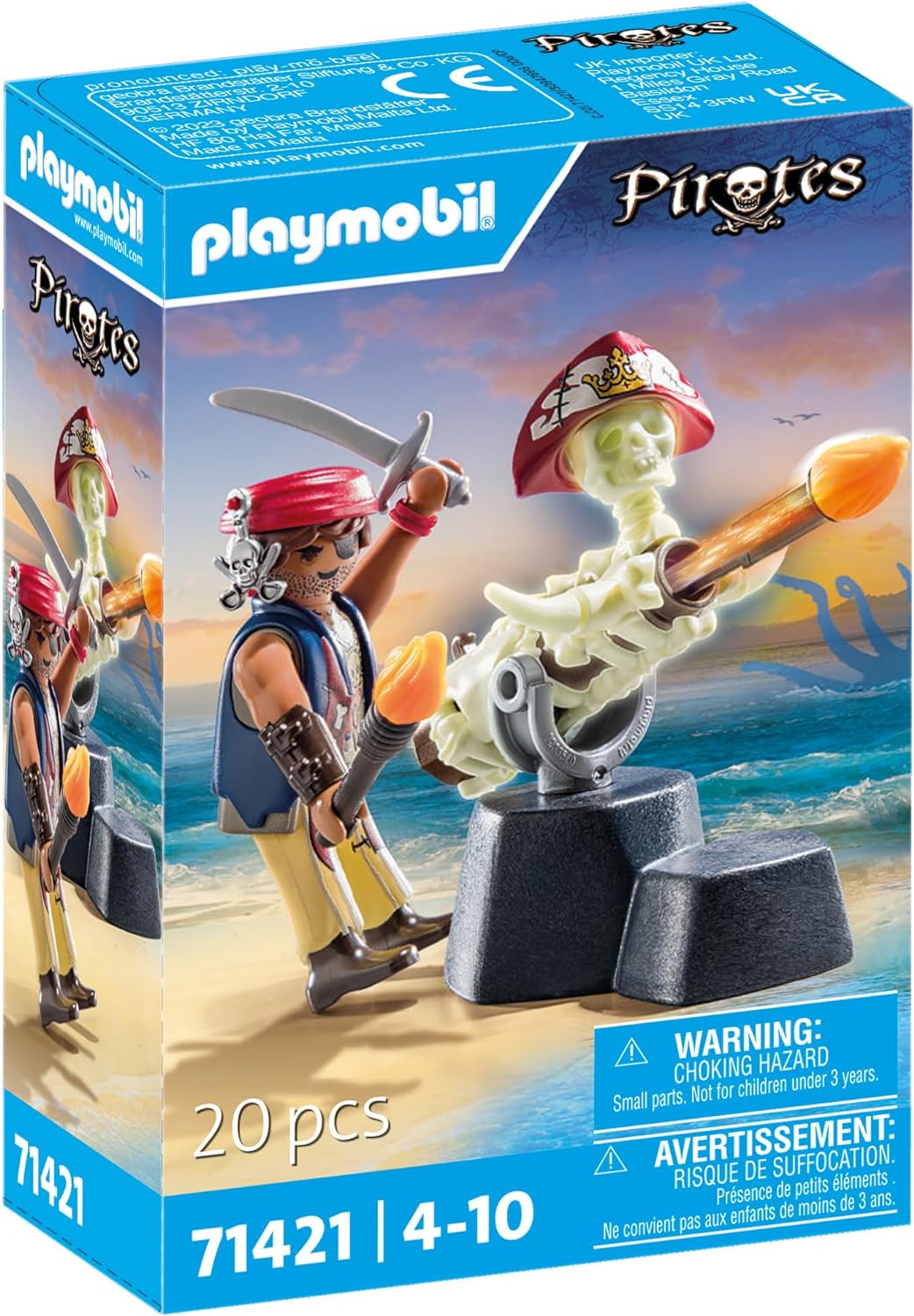 PLAYMOBIL 71421 PIRATA CON CANNONE