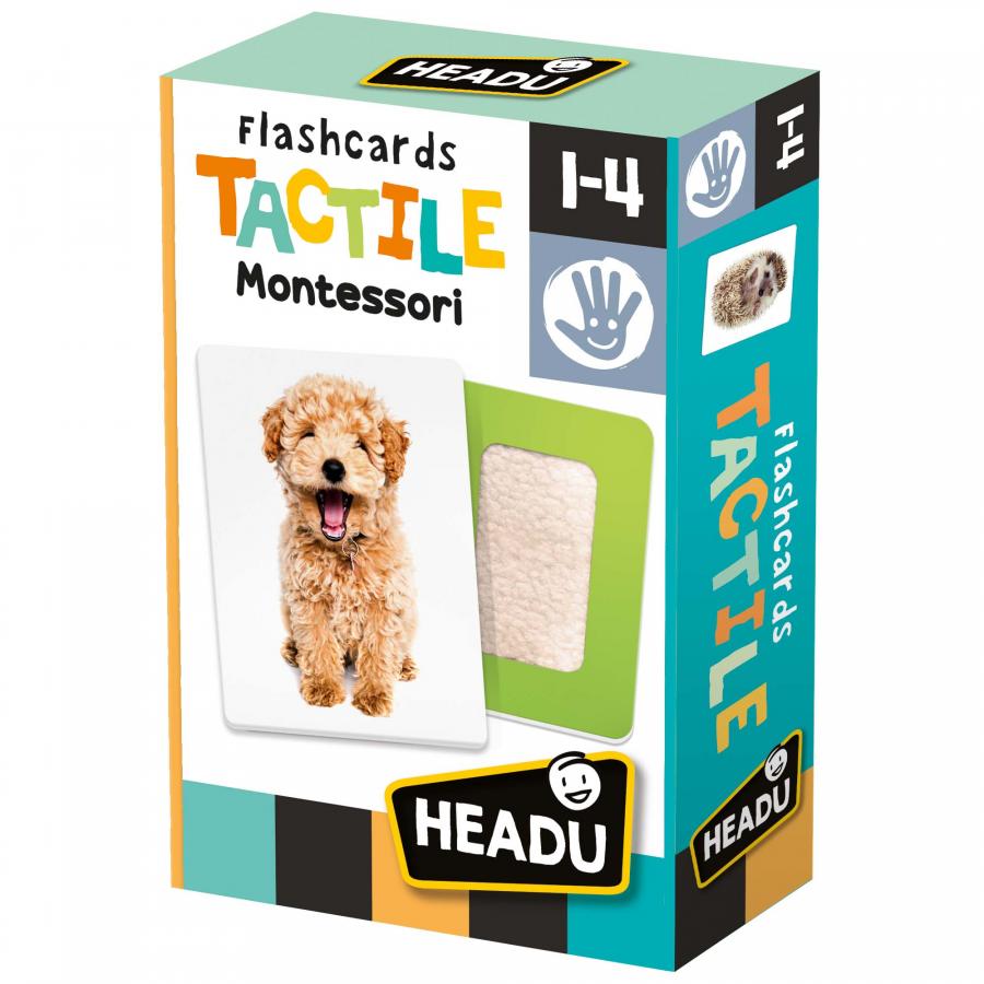 HEADU MU23738 FLASHCARDS TACTILE MONTESSORI