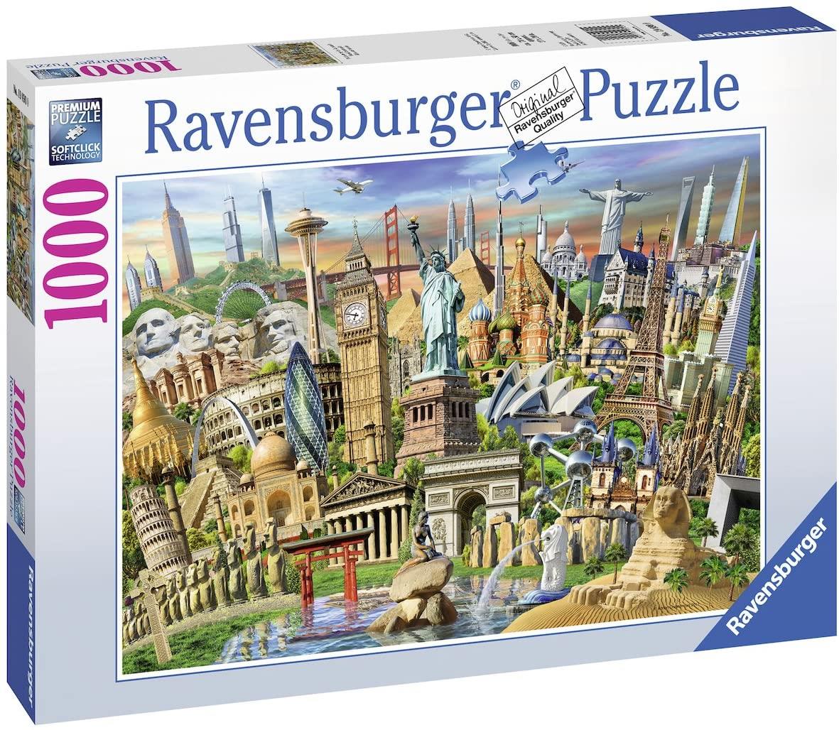 RAVENSBURGER 19890 PUZZLE DA 1000 PZ. WOLRD LANDMARKS