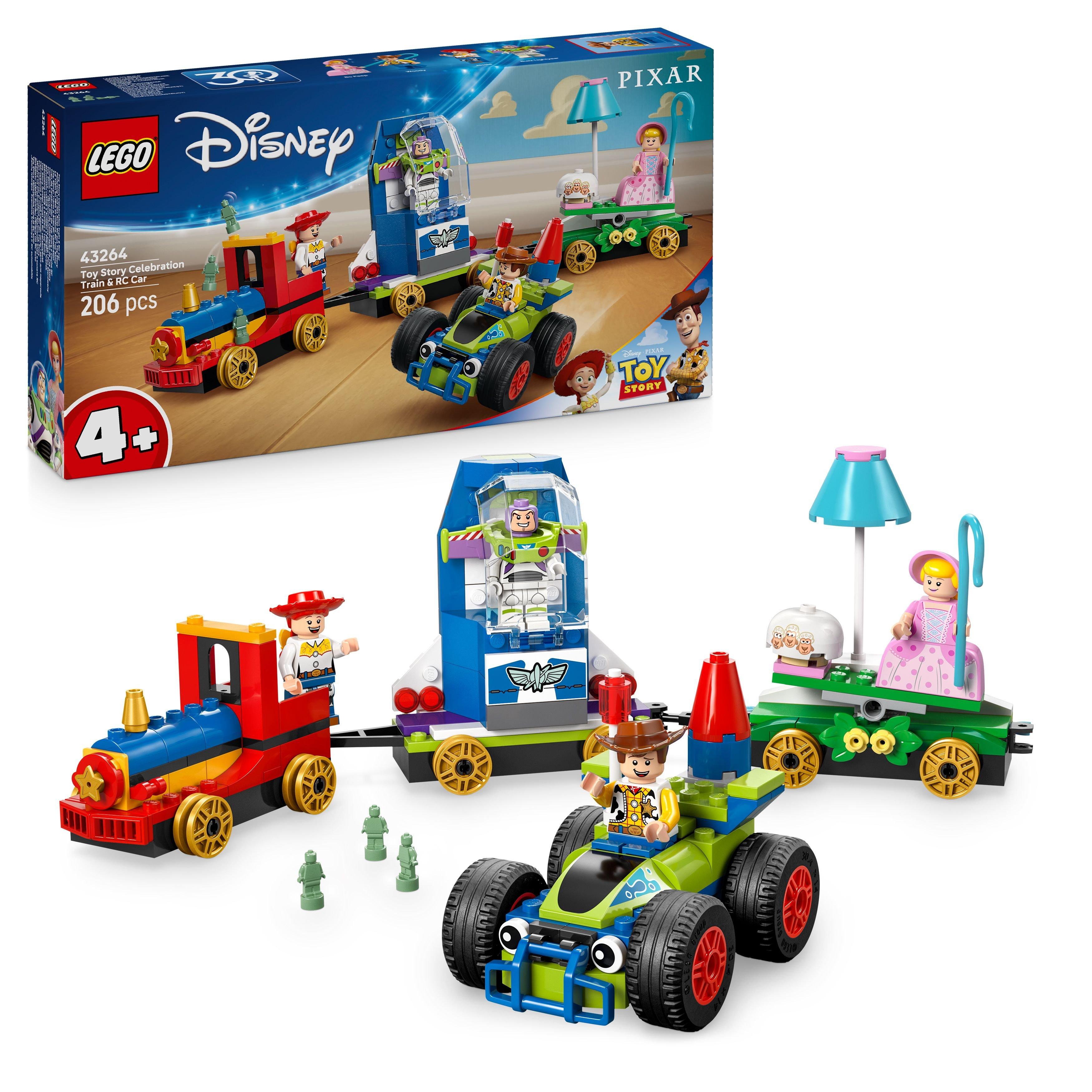 LEGO 43264 TOY STORY TRENO E AUTO RC CELEBRATIVI DISNEY