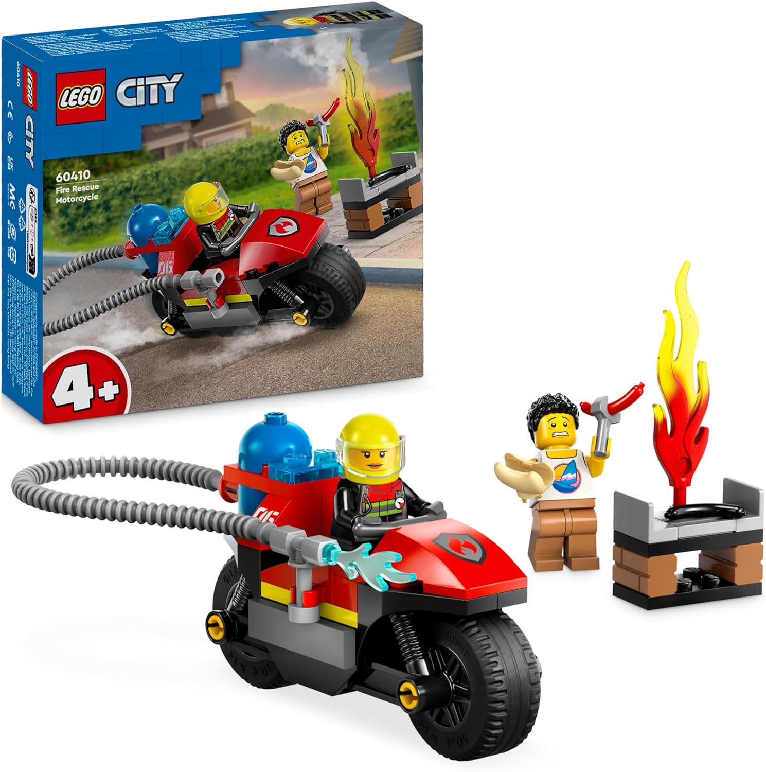 LEGO 60410 MOTOCICLETTA DEI POMPIERI CITY