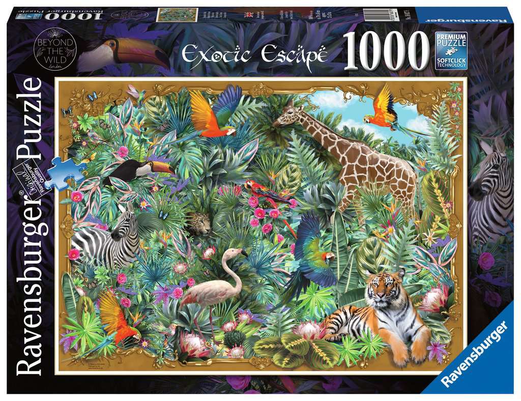 RAVENSBURGER 16827 PUZZLE DA 1000 PZ. FUGA ESOTICA