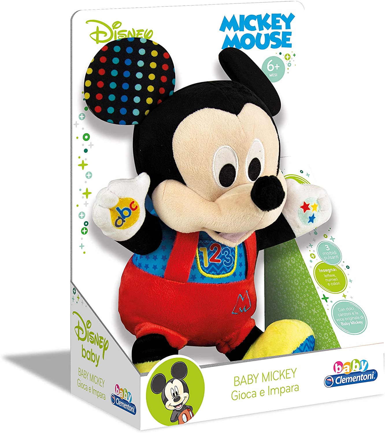 CLEMENTONI 17303 BABY MICKEY GIOCA E IMPARA