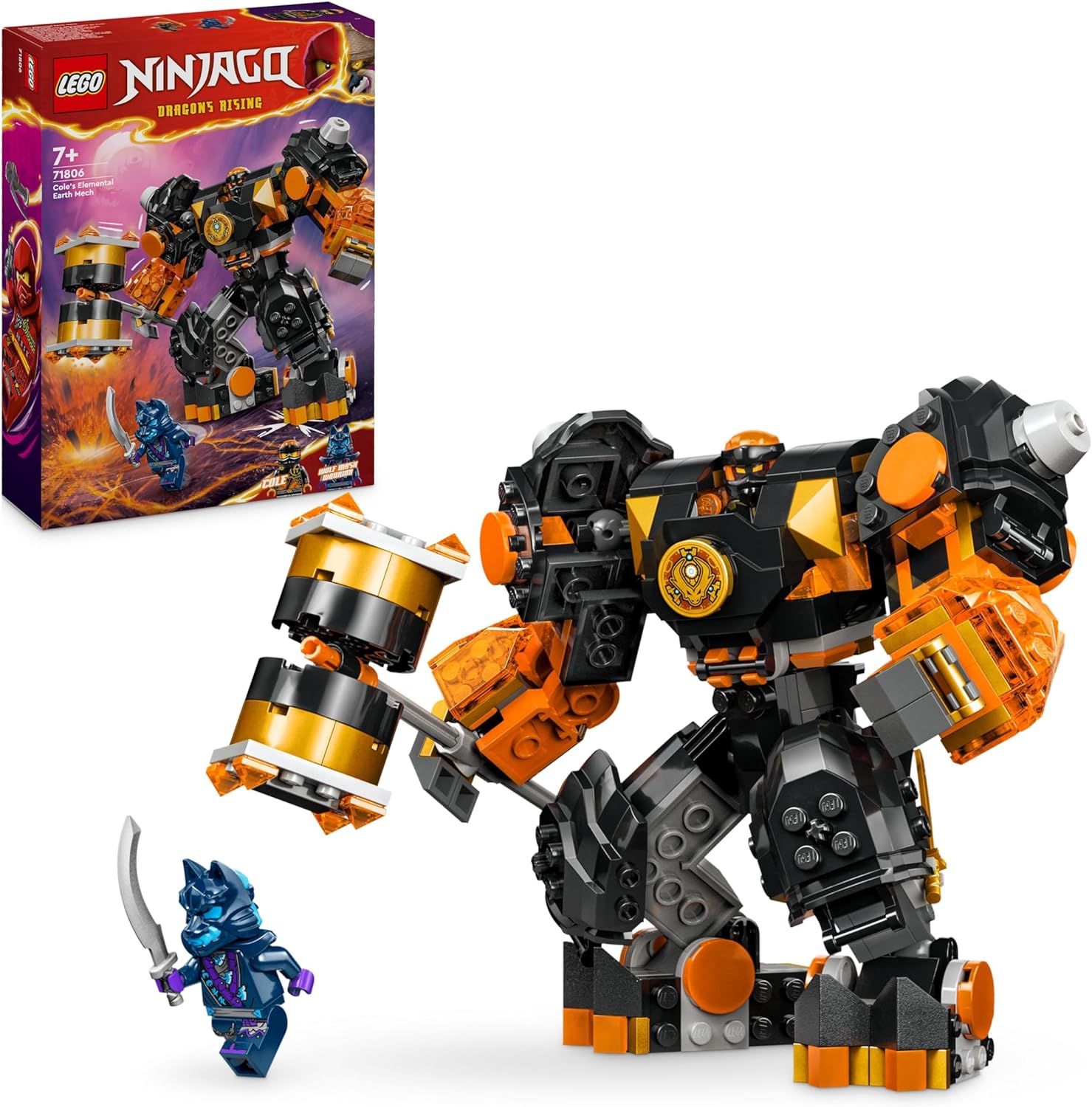 LEGO 71806 MECH ELEMENTO TERRA DI COLLE NINJAGO