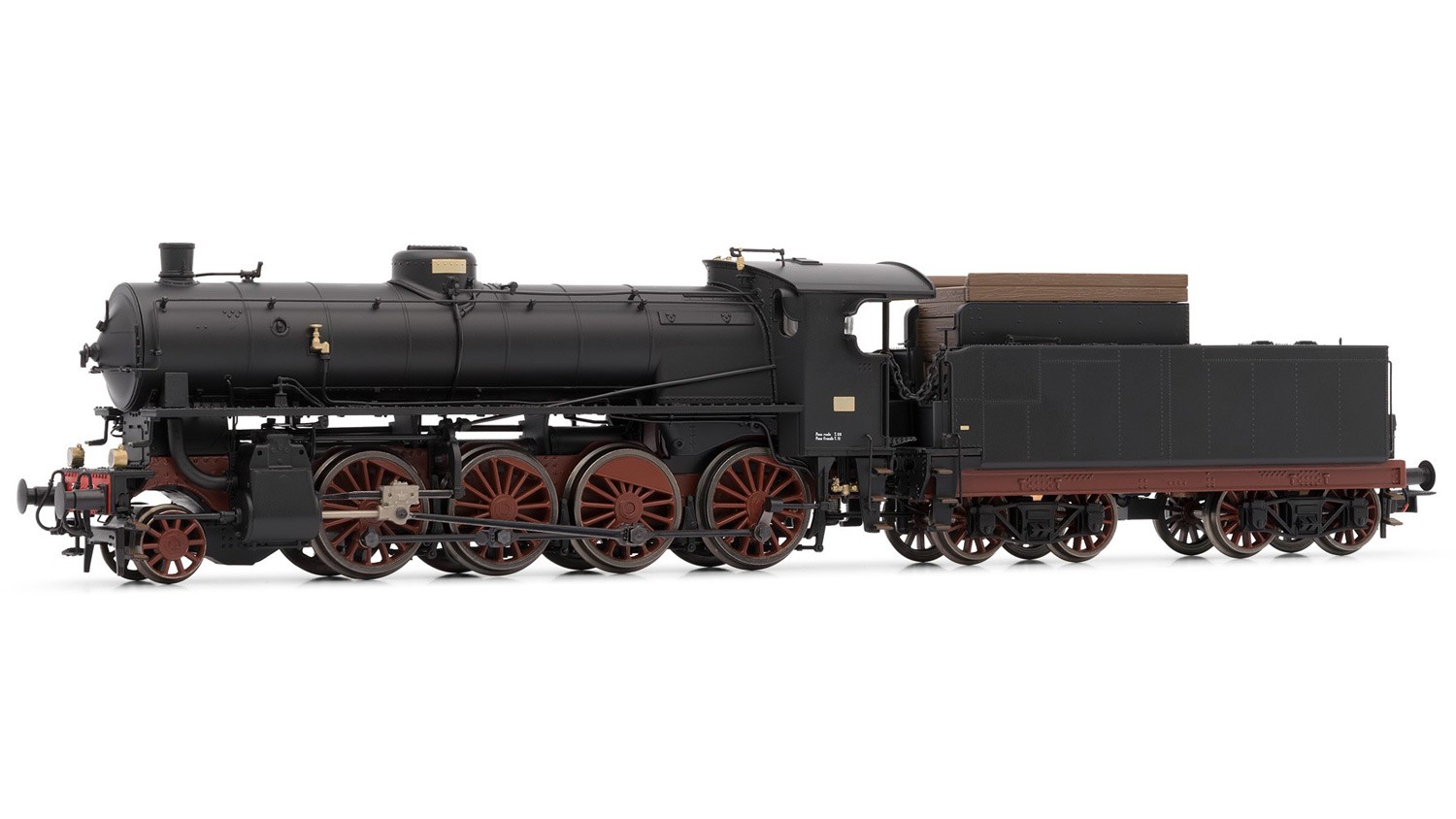 HORNBY HR2459 LOCOMOTIVA A VAPORE GR. 744 CAPROTTI CON TENDER A CARRELLI - FS