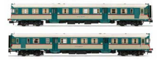 ARNOLD HN2551 SET 2 AUTOMOTRICI FS ALN 668 SERIE 1900 - SCALA "N"