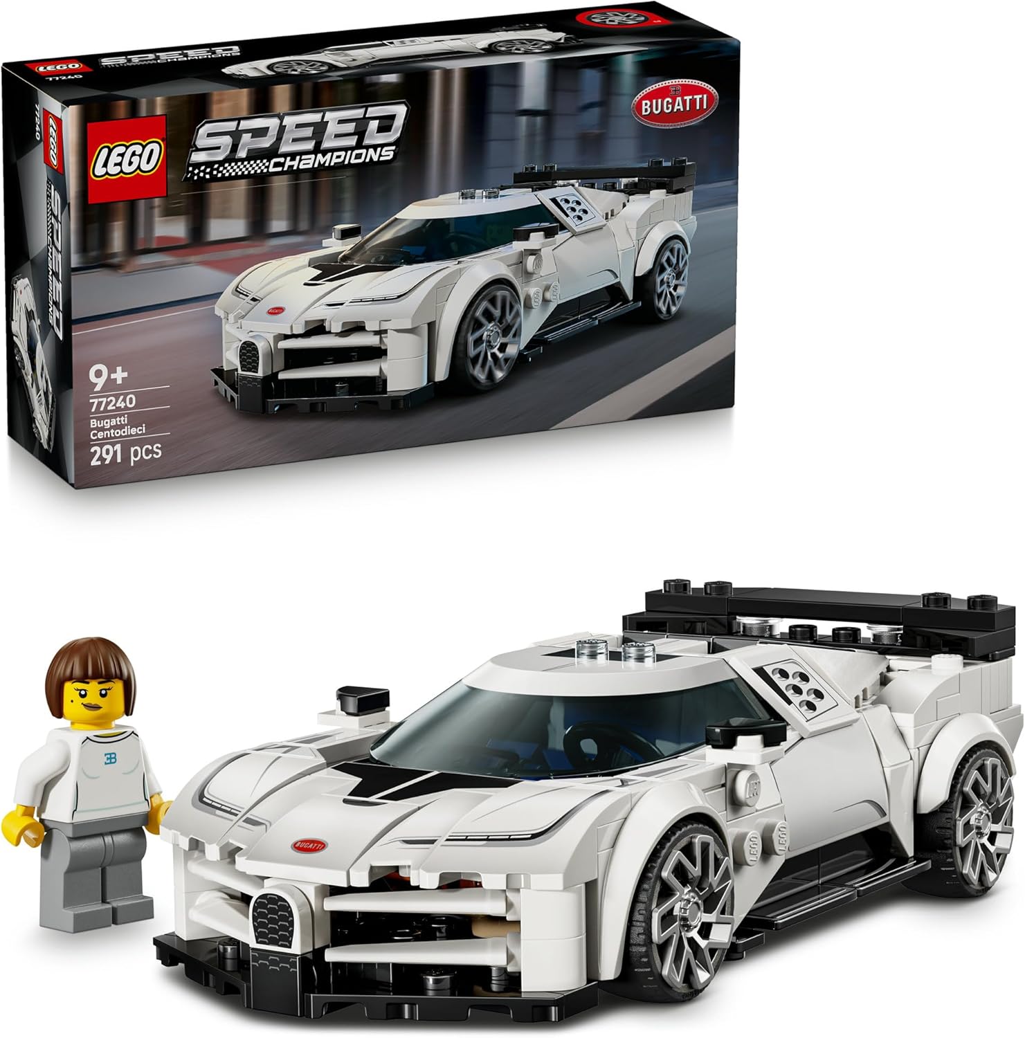 LEGO 77240 HYPER SPORTS CAR BUGATU CENTODIECI SPEED CHAMPIONS