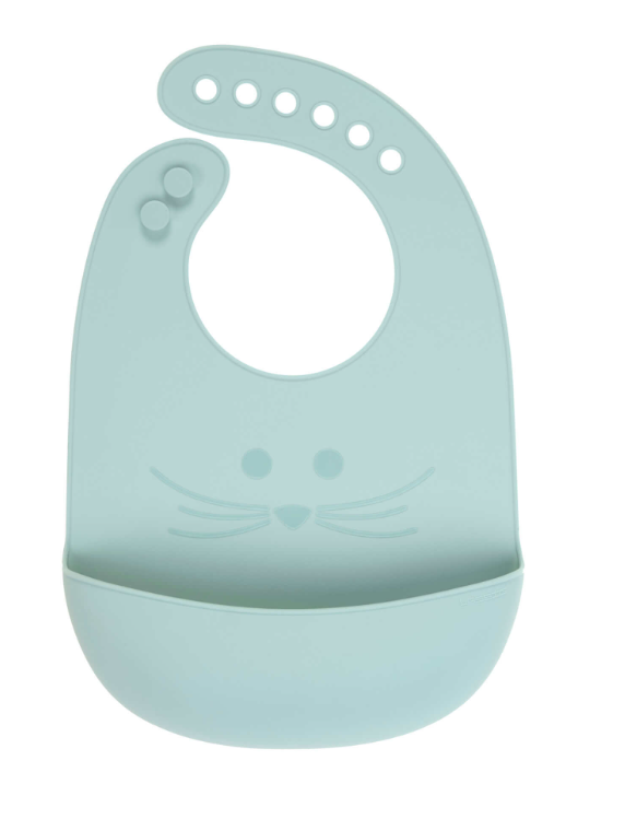 LAESSING SILICONE BAVAGLINO CHUMS MOUSE BLUE