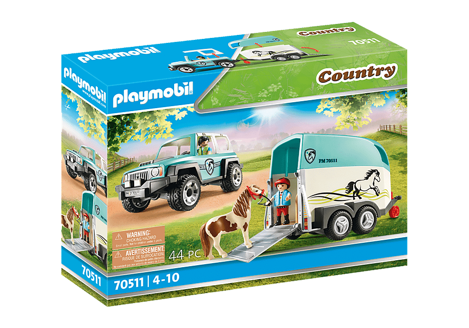 PLAYMOBIL 70511 FUORISTRADA CON RIMORCHIO