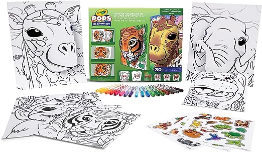 CRAYOLA 042595 SUPER SET POPS GIUNGLA