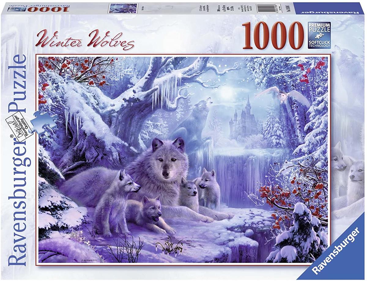 BONSAGLIO RAVENSBURGER 19596 PUZZLE DA 1000 PZ. WINTER WOLVES