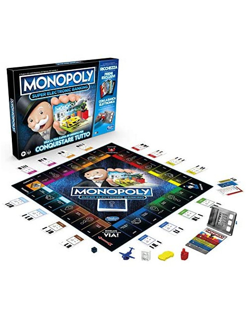 HASBRO E8978103 MONOPOLY SUPER ELECTRONIC BANKING